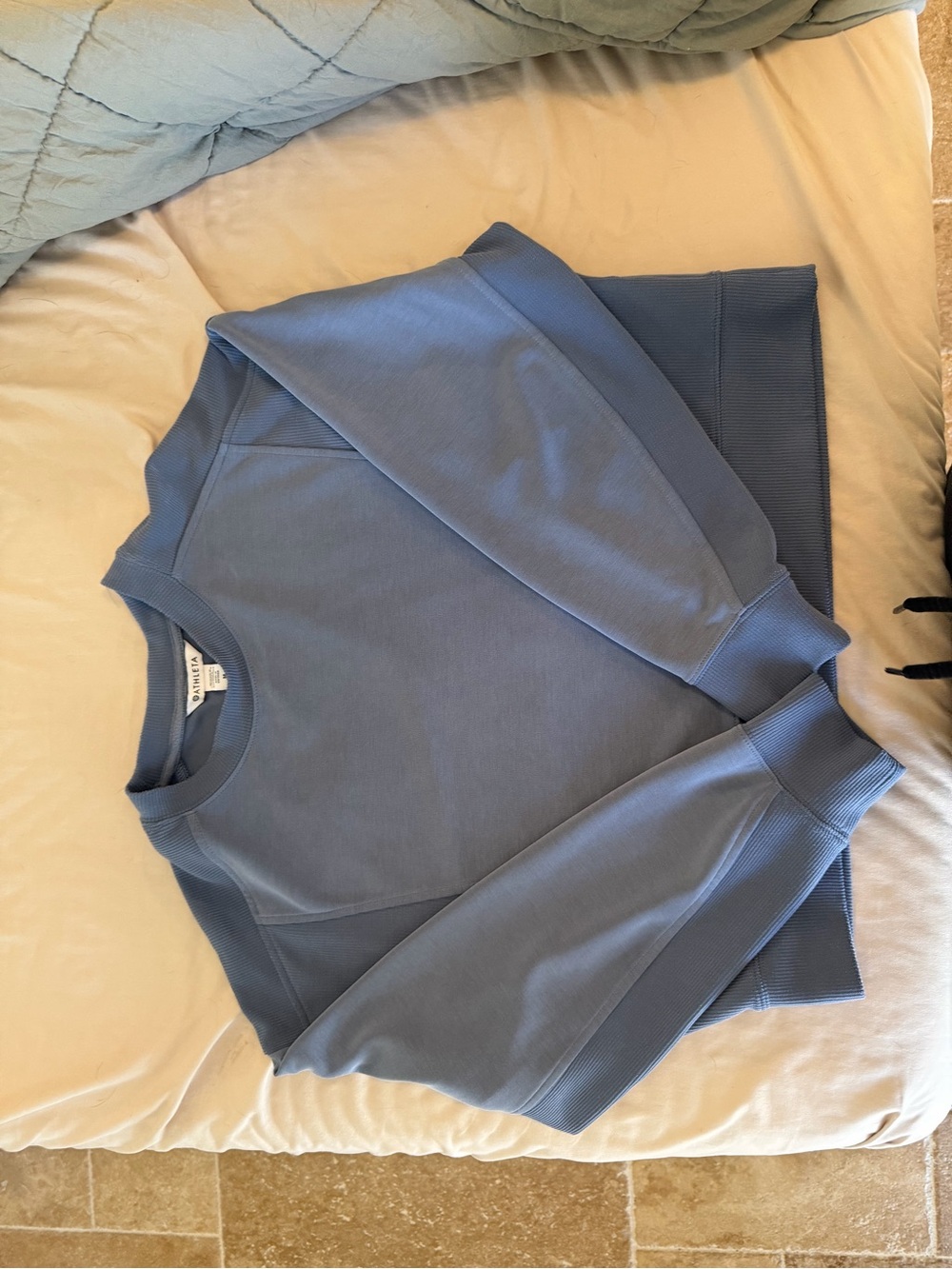 Athletic Blue Crewneck Sweater